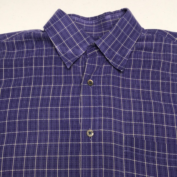 Bugatchi Other - BUGATCHI UOMO Men’s Short Sleeve Purple Shirt